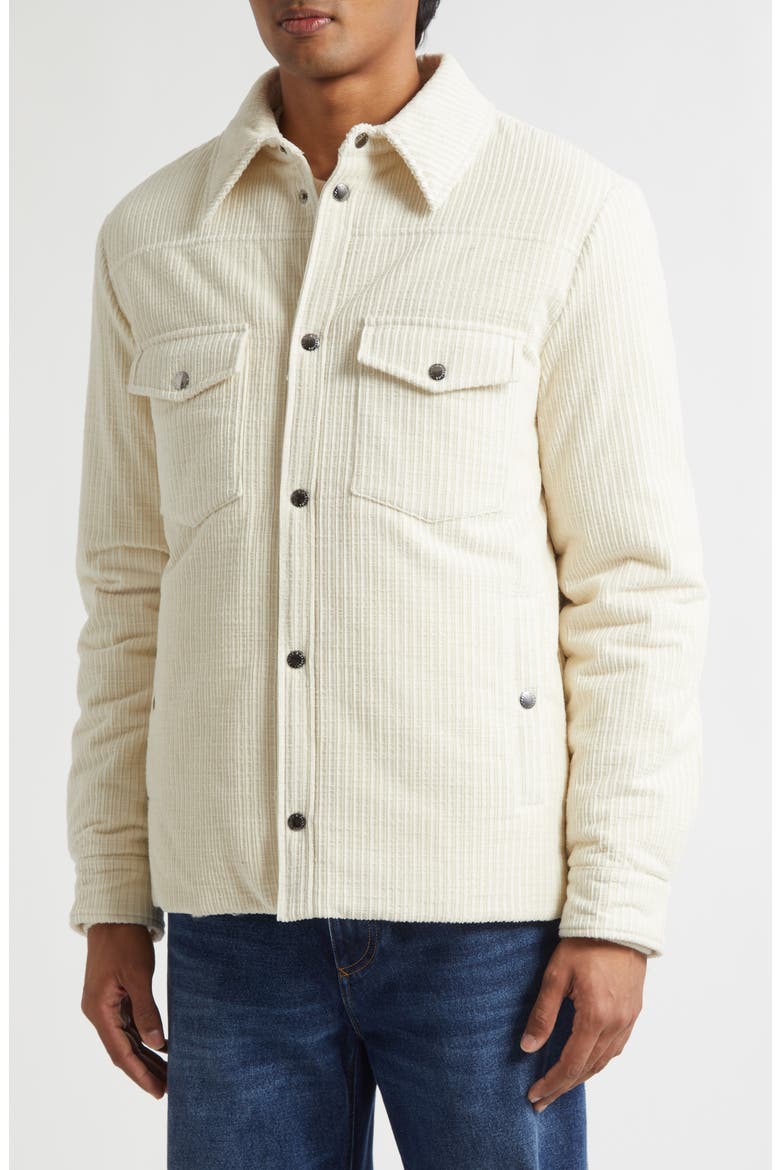 Cotton Corduroy Shirt Jacket, Alternate, color, W0001 BIANCO NATURALE