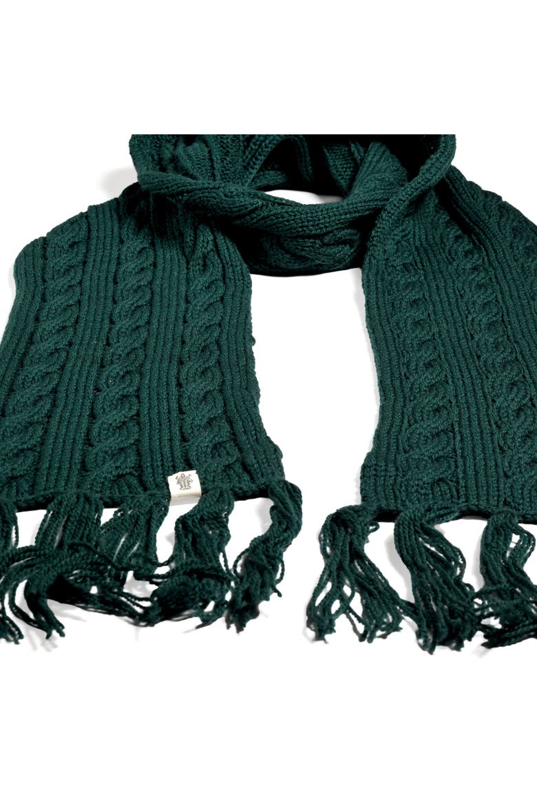 Plush Scarf, Alternate, color, Black