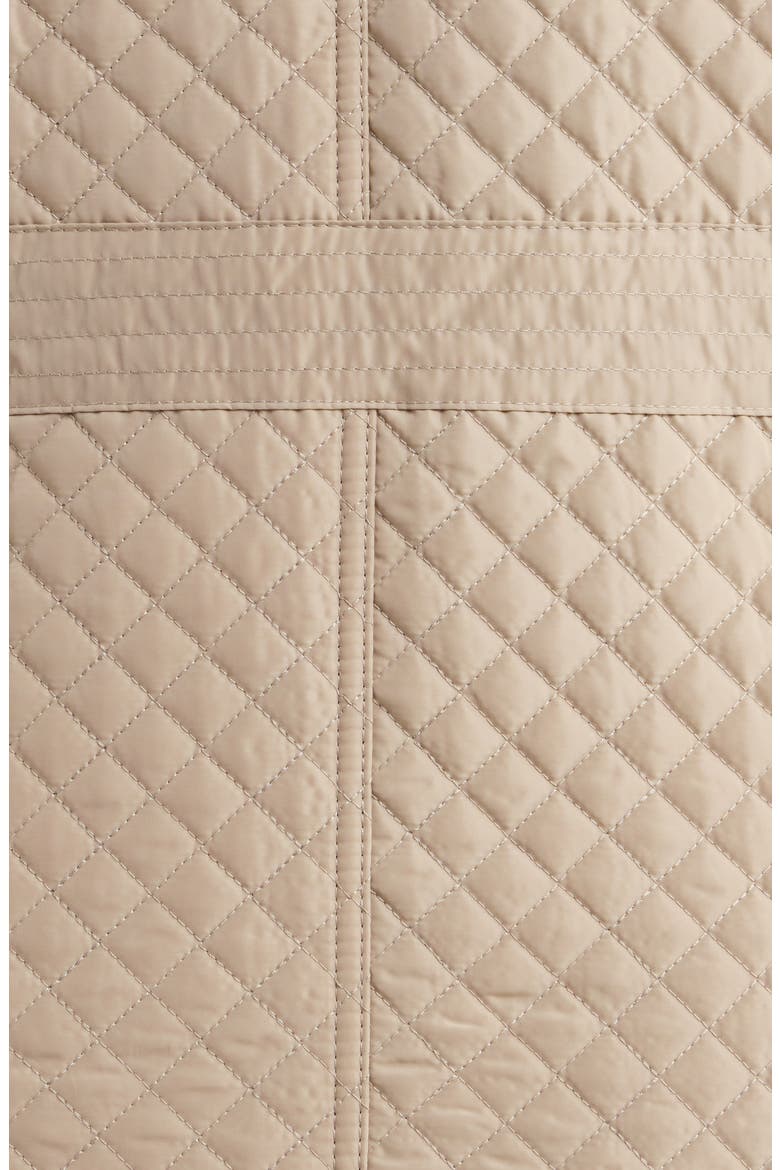 Water Resistant Quilted Jacket, Alternate, color, RATTAN