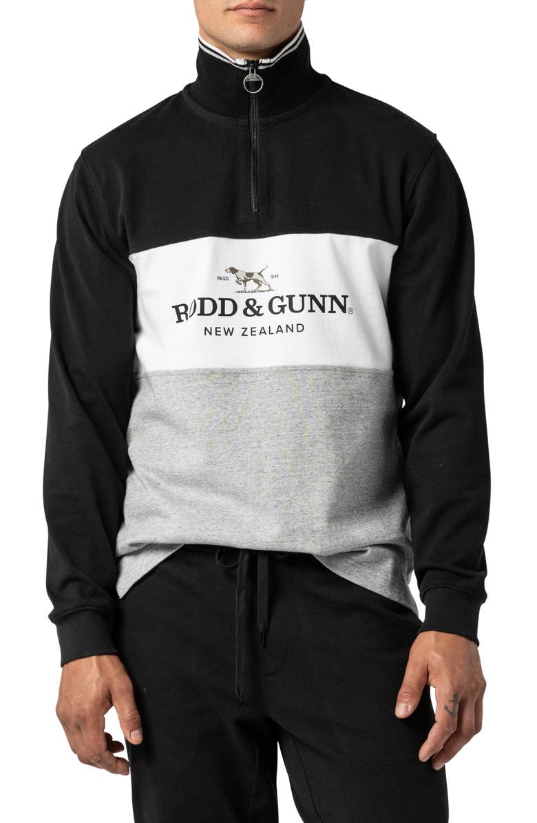 Rodd & Gunn Hillop Half Zip Rugby Pullover, Main, color,