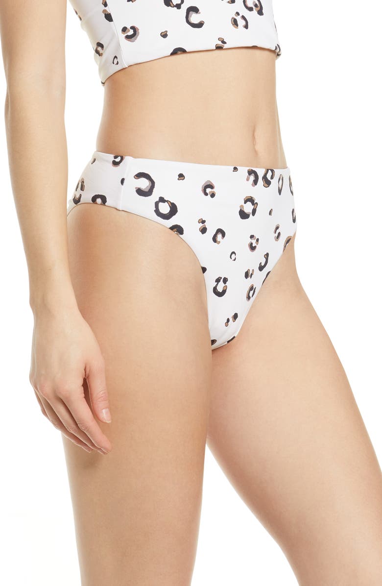 Dolce Vita High Waist Bikini Bottoms, Alternate, color, 