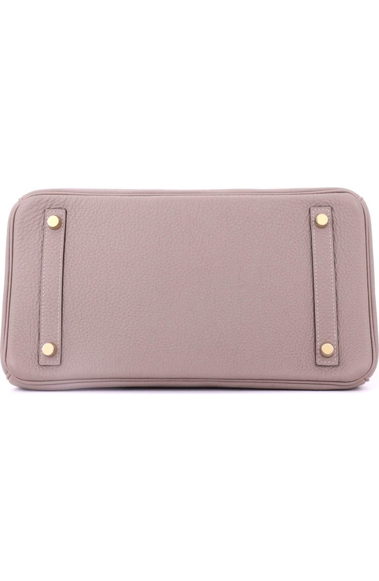 Pre-Owned Hermes Birkin Handbag Grey Togo with Gold Hardware 30, Alternate, color, Gris Asphalte