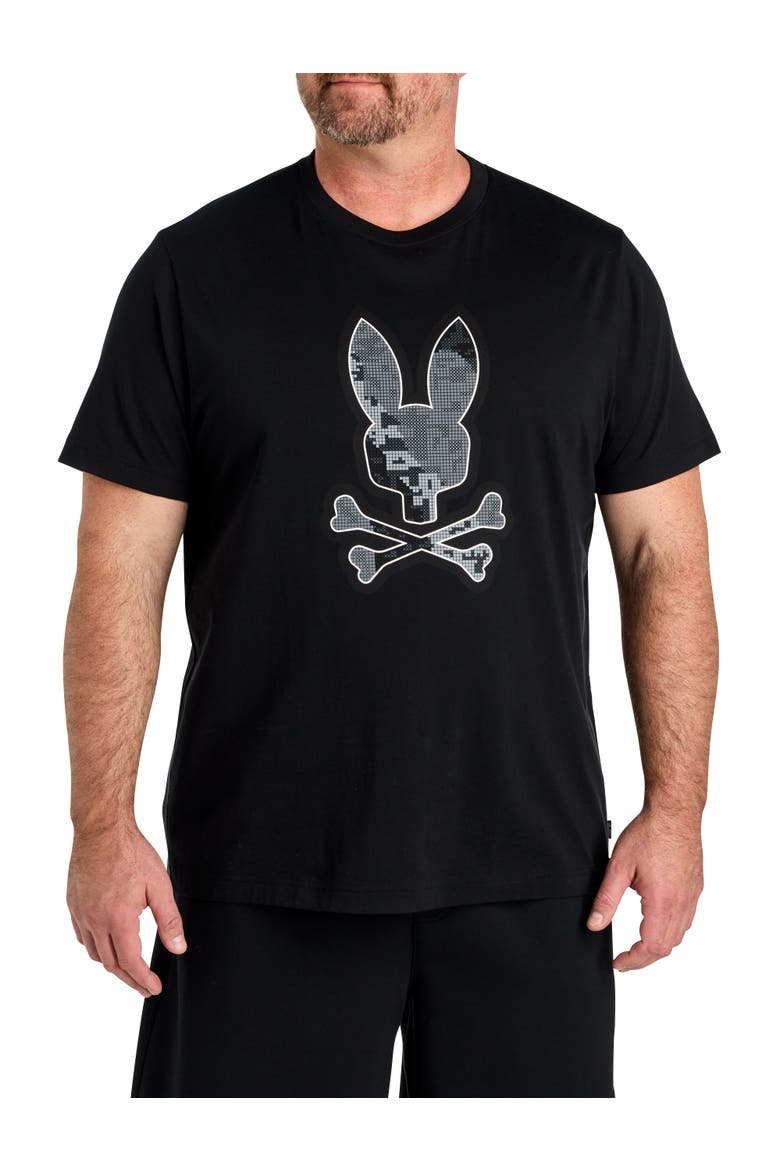 Big & Tall Olivier Graphic Tee, Main, color, BLACK
