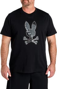 Psycho Bunny Big & Tall Olivier Graphic Tee