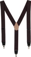 CrookhornDavis Men's NoHo Herringbone 35mm Clip End Elastic Braces