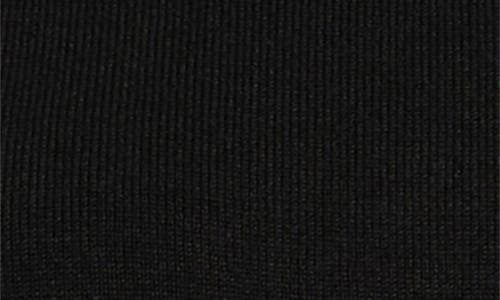 Anne Klein Embellished Mock Neck Sweater In Black