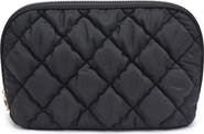 Urban Essentials Cloud Kiss - Quilted Puffer Nylon Cosmetic & Travel Organizer Dome Pouch