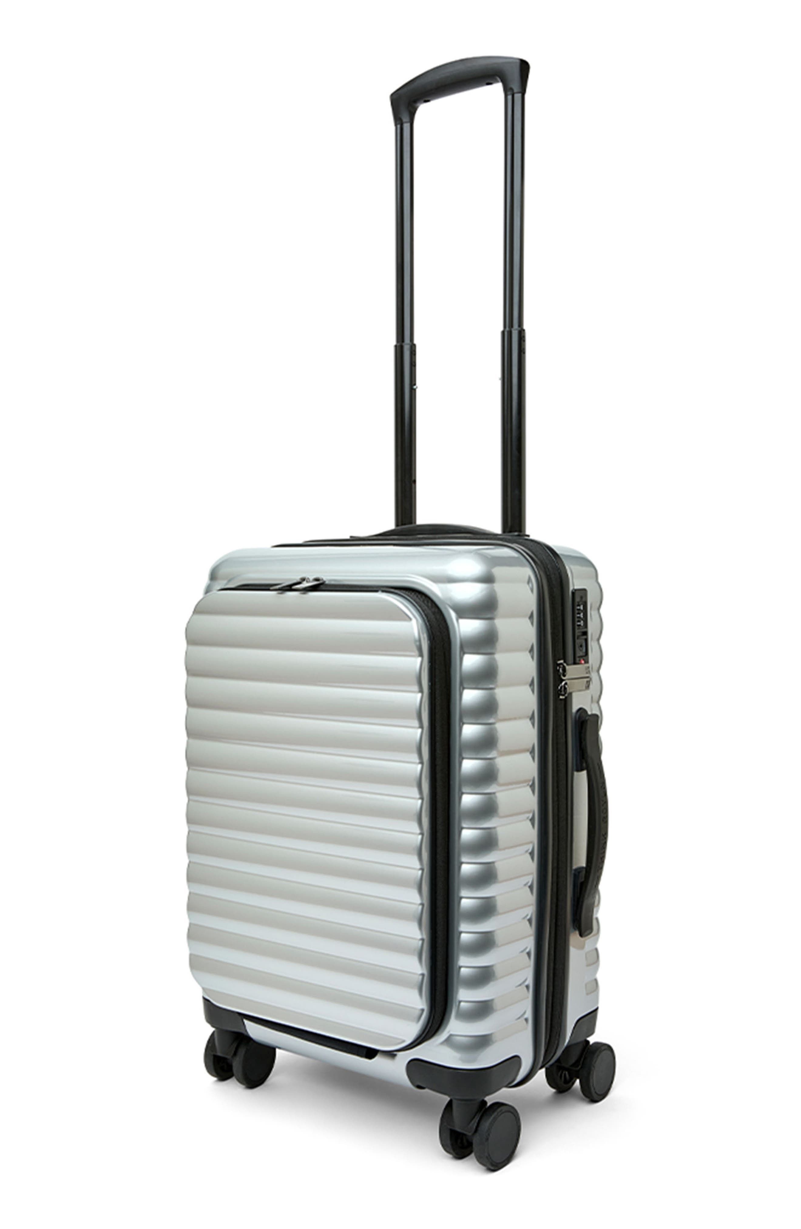 THINK ROYLN Accomplice Suitcase, Main, color, Iced Grey