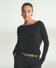 NAADAM Lightweight Cashmere Boatneck Sweater