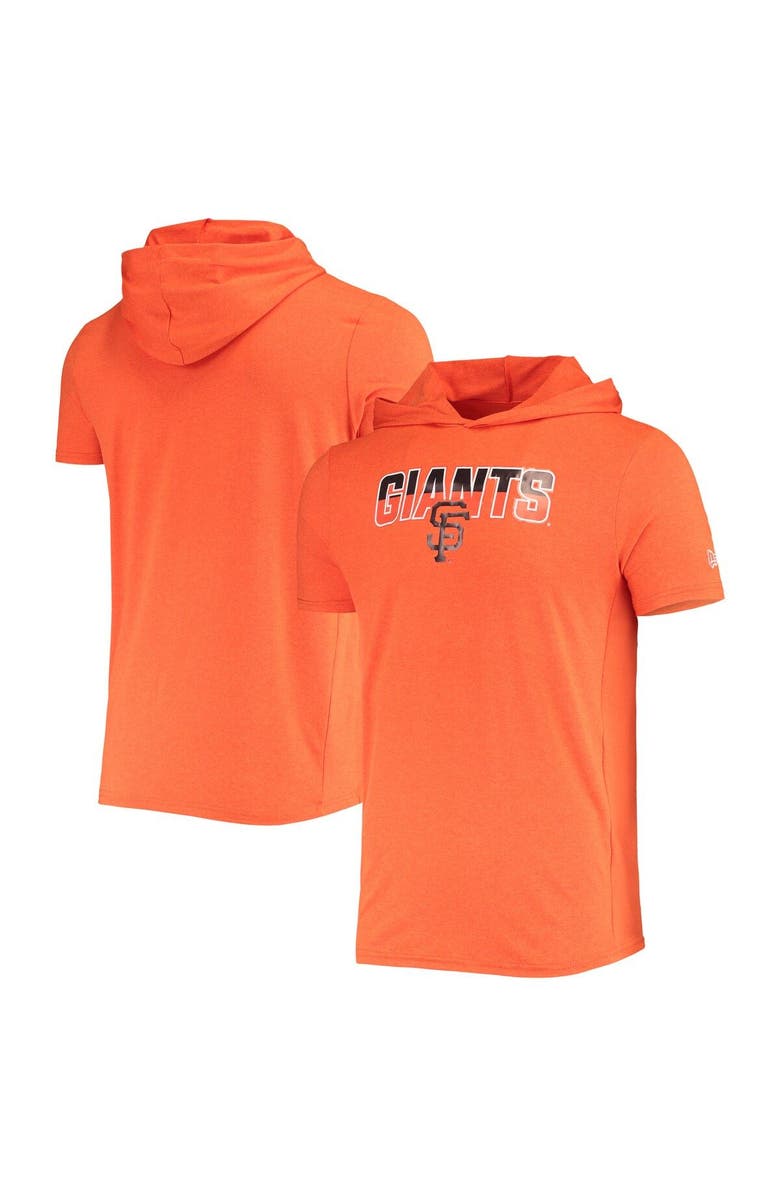 New Era Men's New Era Heathered Orange San Francisco Giants Hoodie T-Shirt, Main, color, 