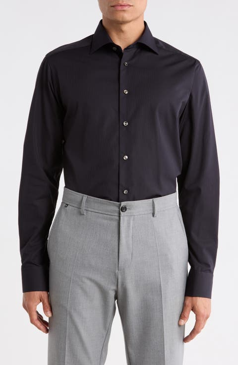 Contemporary Fit Cotton Dress Shirt