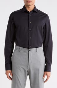 Eton Contemporary Fit Cotton Dress Shirt