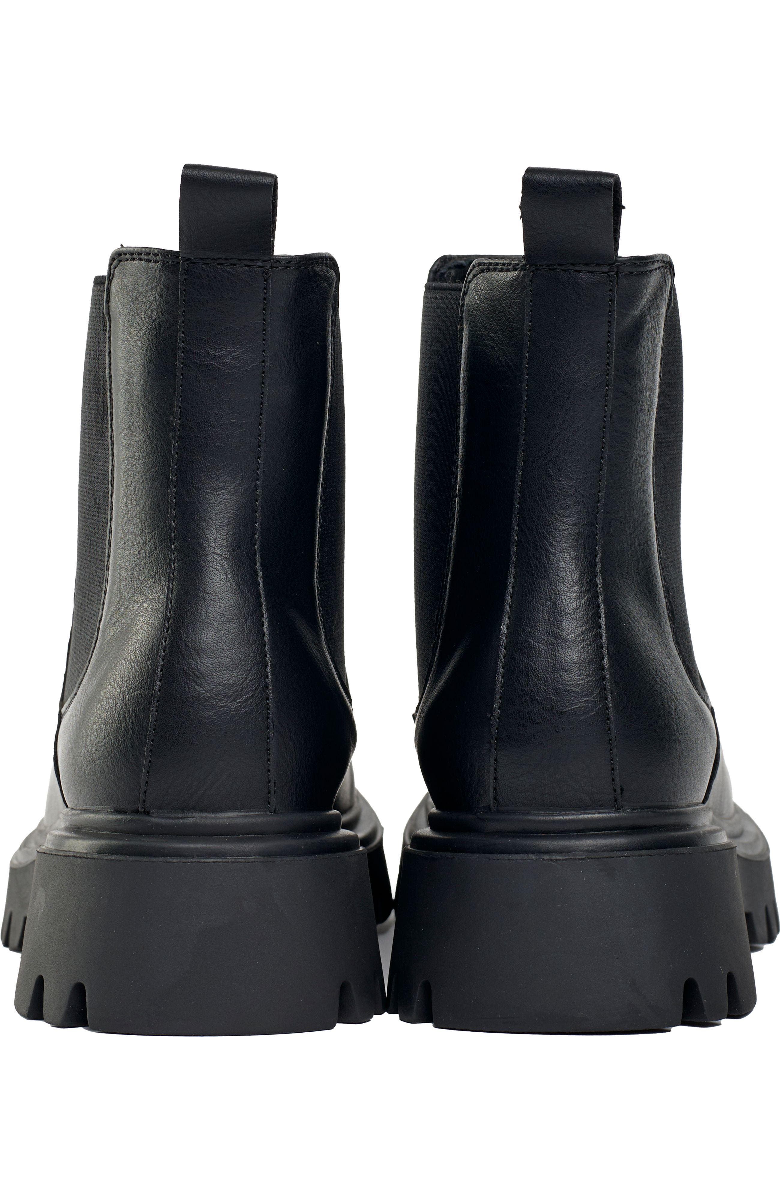 V.GAN LONDON Vegan Russ Chelsea Boots, Alternate, color, Black