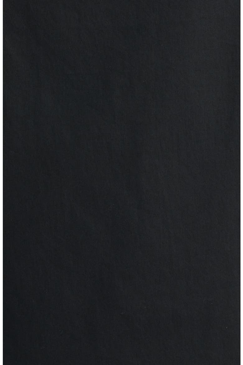 Blanket Stitch Flutter Sleeve Cotton Blend Top, Alternate, color, ANNE BLACK