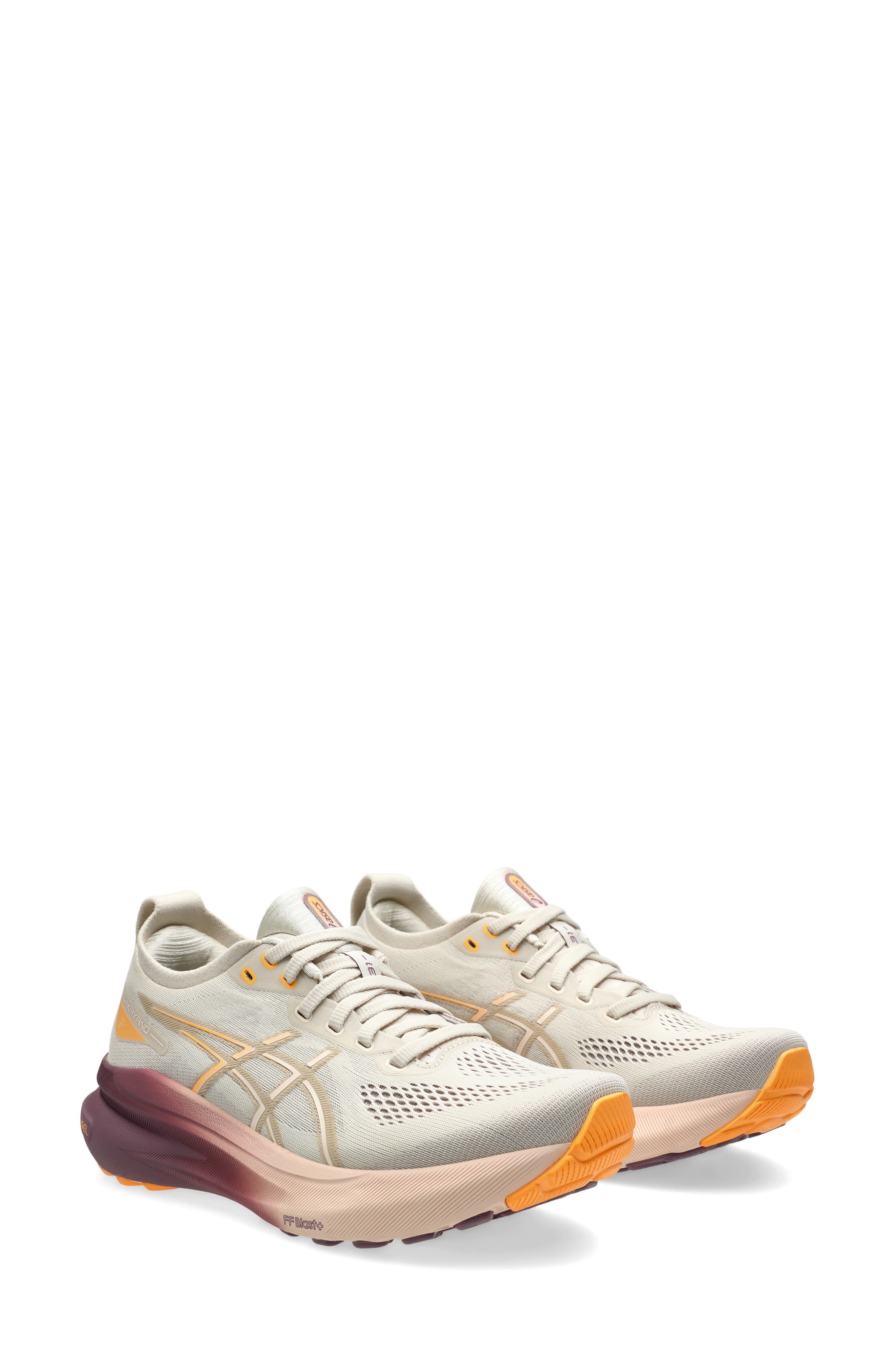 ASICS<sup>®</sup> GEL-KAYANO<sup>®</sup> 31 Running Shoe, Main, color, Oatmeal/ Pearl Pink