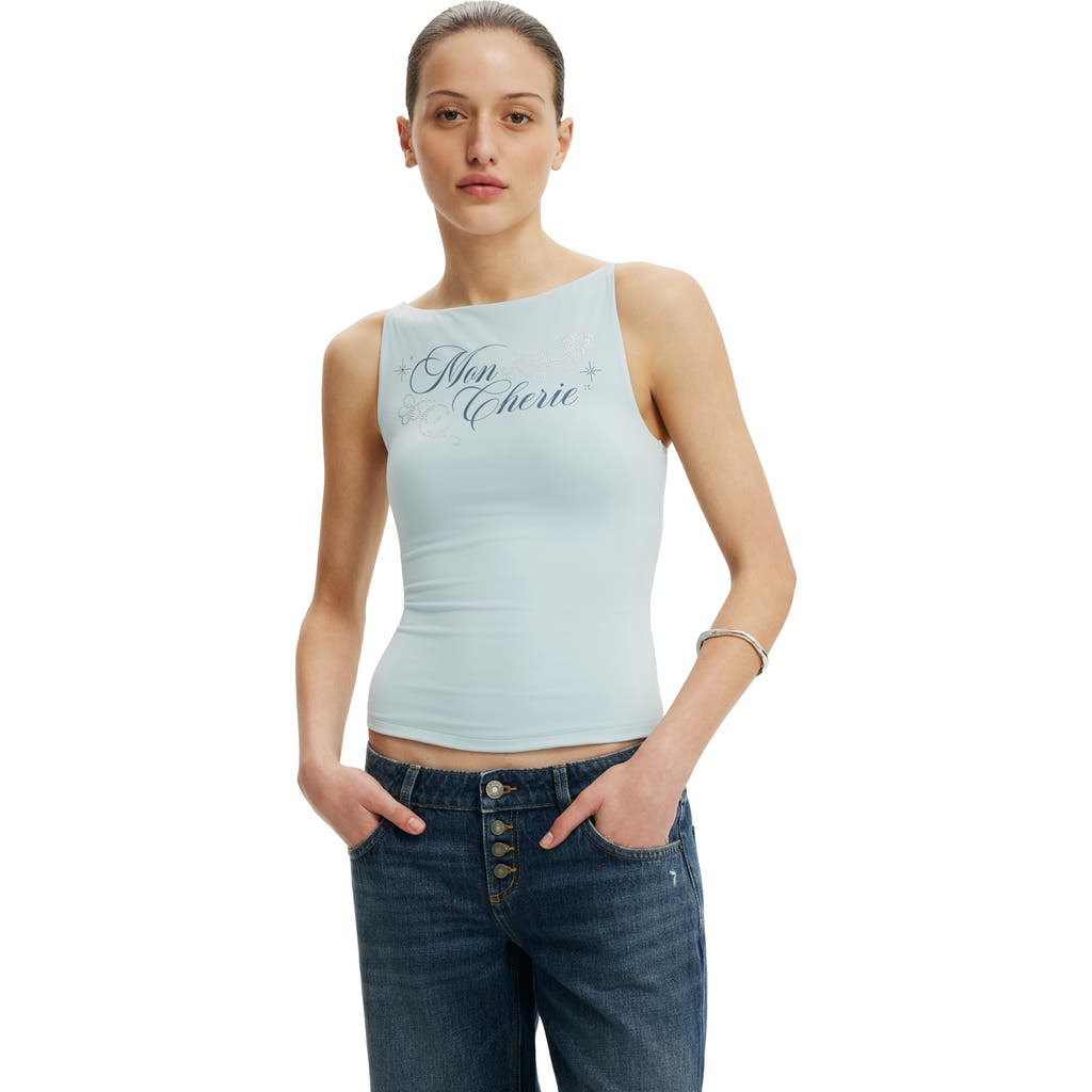 Cotton On The Graphic High Neck Tank