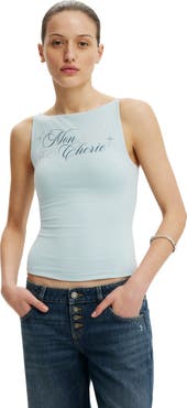 Cotton On Women's The Graphic High Neck Tank
