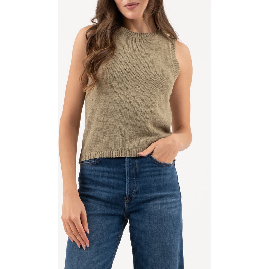 BLU PEPPER BLU PEPPER SOLID SLEEVELESS SWEATER