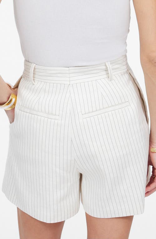MADEWELL MADEWELL EASY PLEATED LINEN & COTTON BLEND SHORTS 