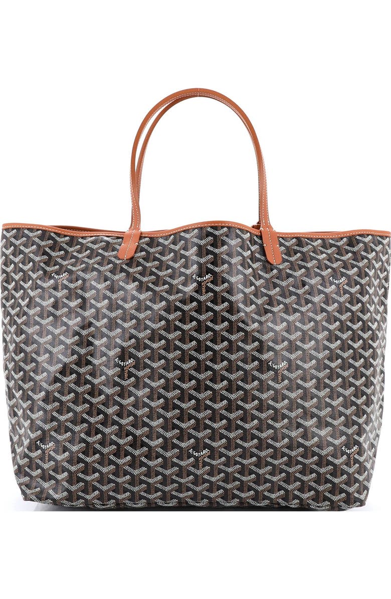 Pre-Owned Goyard Saint Louis Tote Coated Canvas GM, Alternate, color, Brown