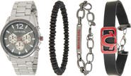 True Religion Chronograph Bracelet Watch, 38mm & Assorted Bracelets Set