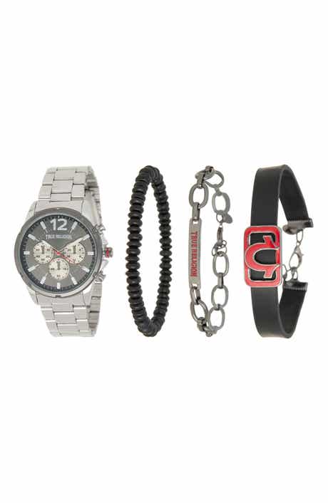 True Religion Chronograph Bracelet Watch, 38mm & Assorted Bracelets Set