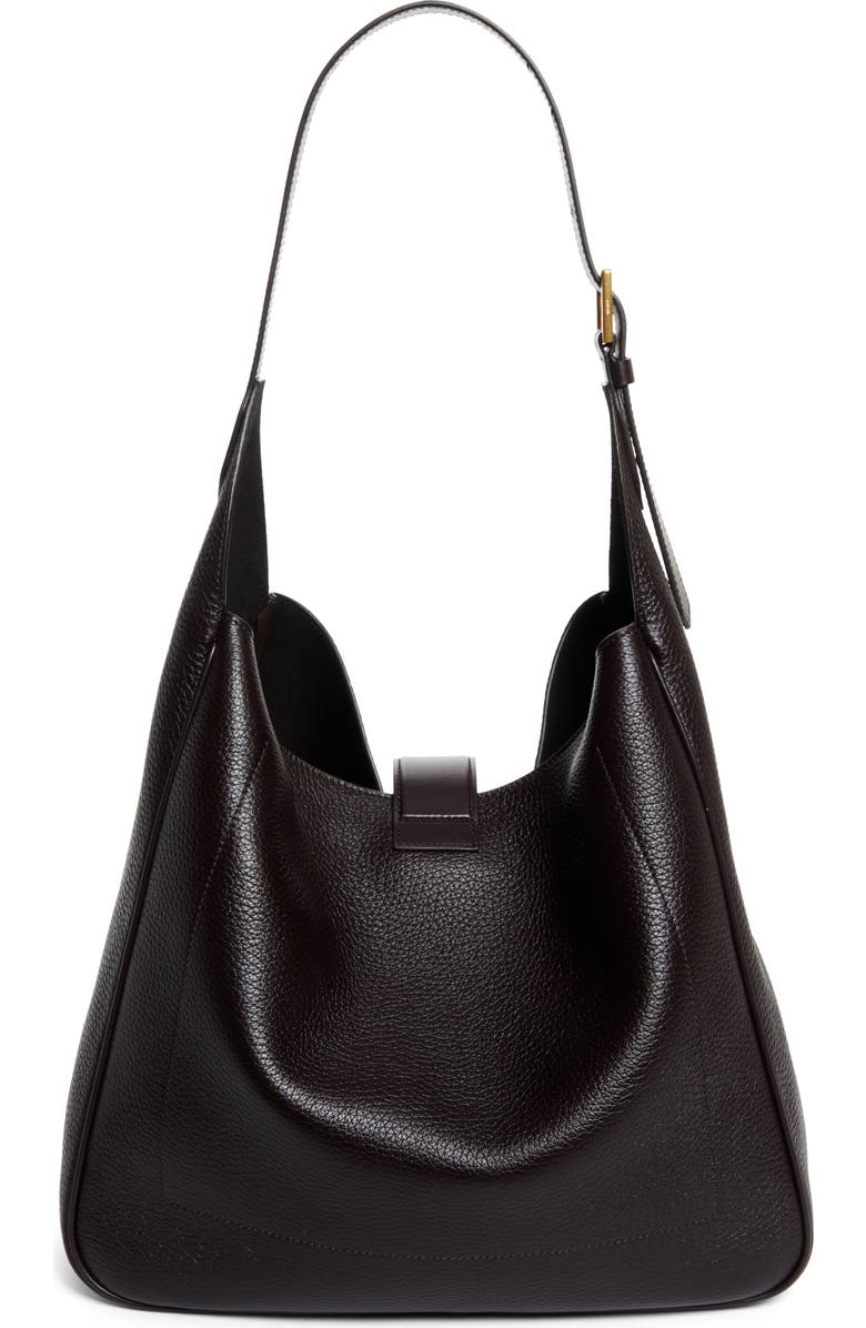 TOM FORD Large Monarch Leather Hobo Bag, Alternate, color,