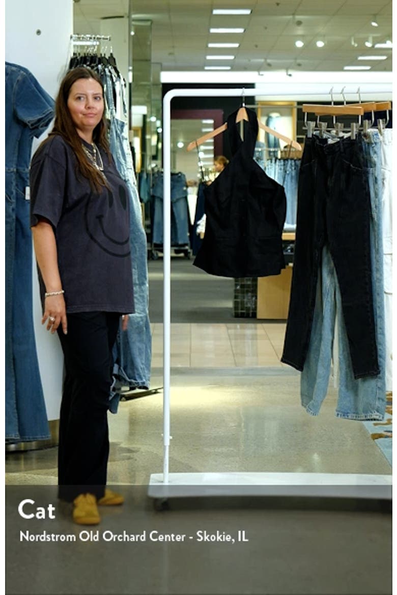 Tate Cross Neck Linen Top video