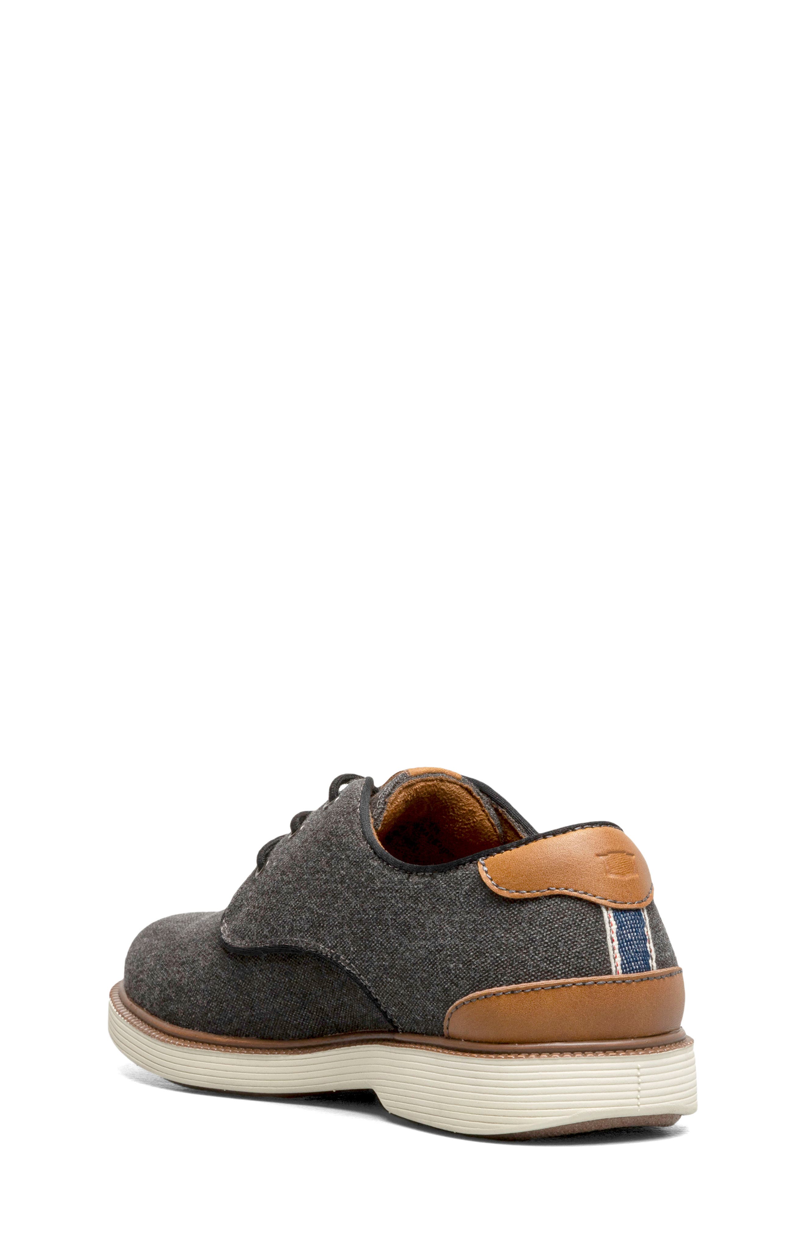 Florsheim Kids' Highland Plain Toe Oxford, Alternate, color, Black