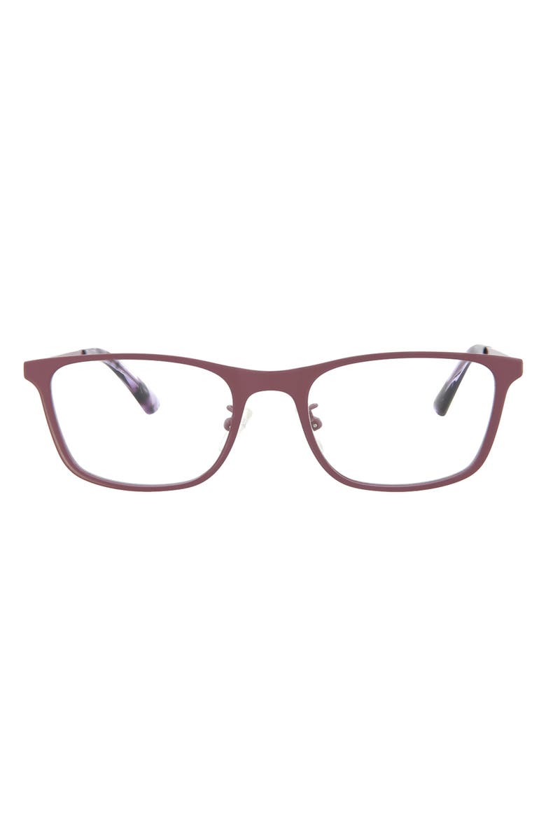 McQueen 51mm Core Square Optical Glasses, Main, color, 