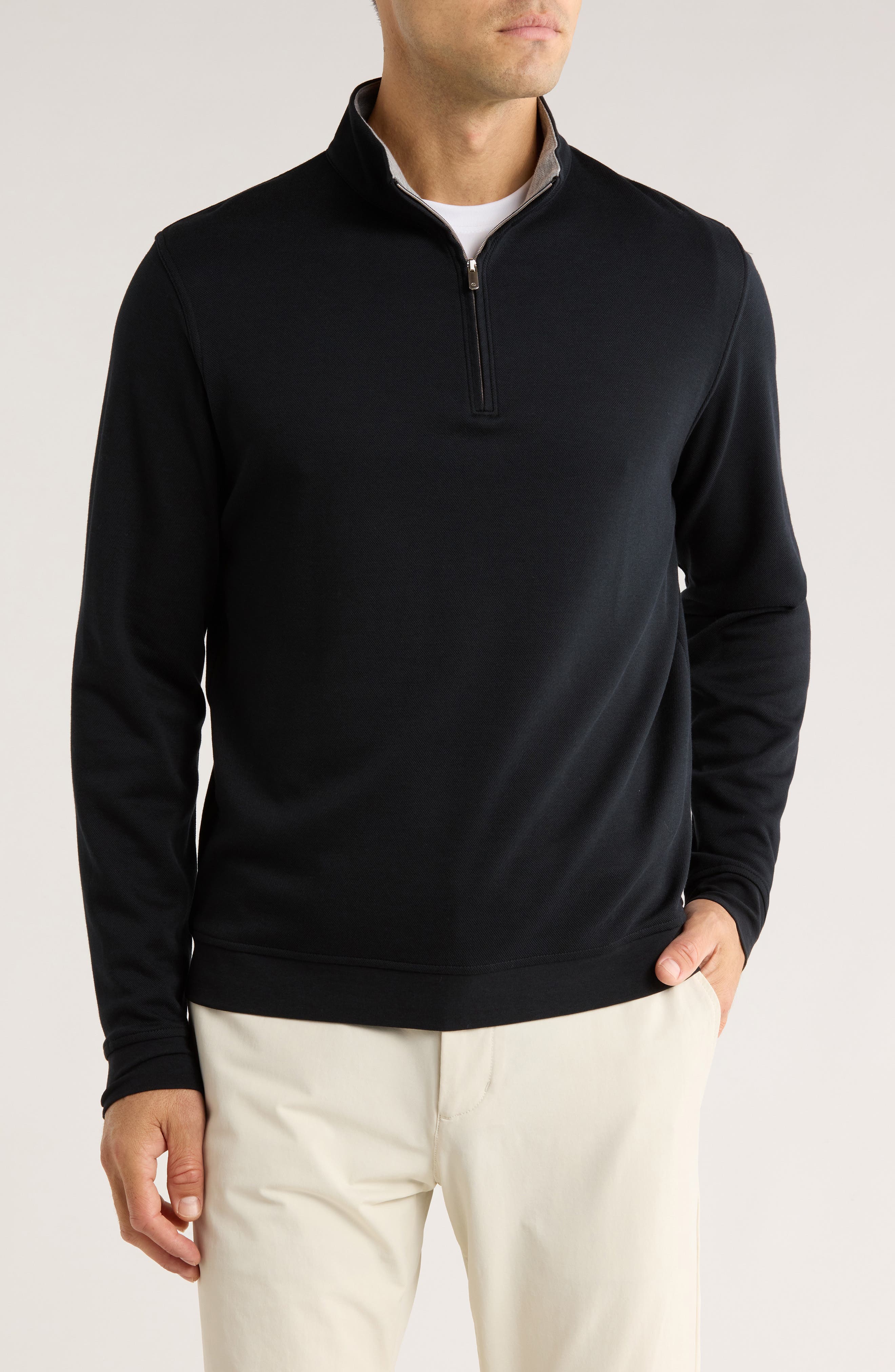 David Donahue Quarter Zip Pullover
