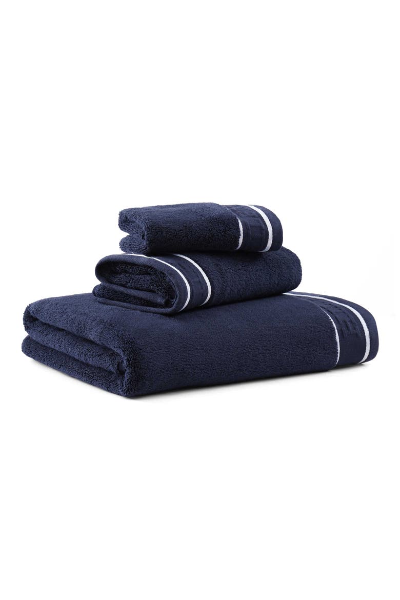 The Legacy Terry 6-Piece Towel Set, Alternate, color, DARK BLUE