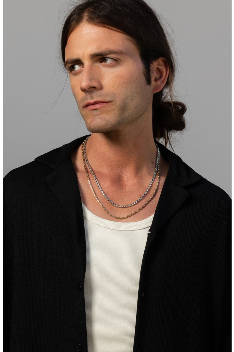 Men's Vance Chain Necklace, Alternate, color, SILVER