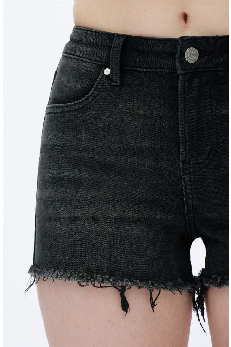 Mid Rise Cutoff Shorts, Alternate, color, BLACKICE