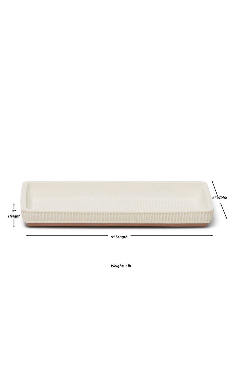 ROSELLI TRADING COMPANY 3-Piece Bathroom Accessories Set, Alternate, color, Cream