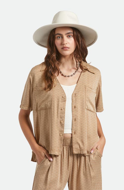 Brixton Eleanor Packable Wool Felt Hat In Neutral