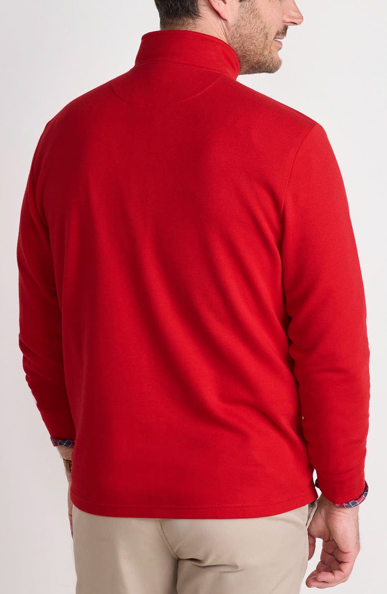vineyard vines Saltwater Quater Zip Pullover, Alternate, color, Red Velvet