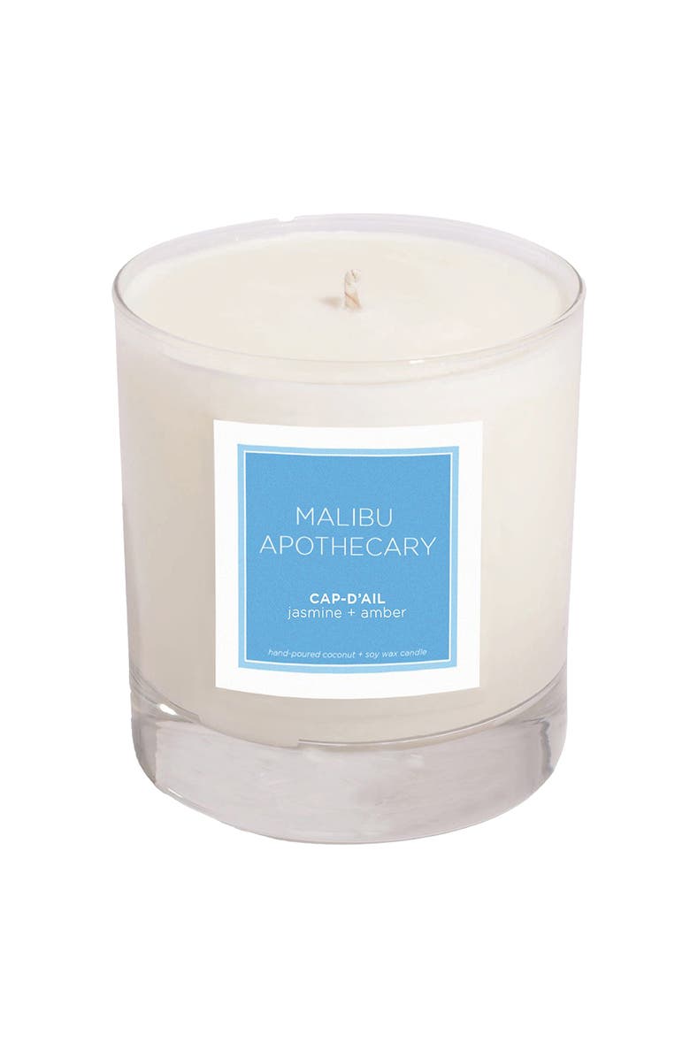 Malibu Apothecary Clear Gloss x Blue Candle, Alternate, color, Cap