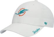 '47 Women's '47 White Miami Dolphins Miata Clean Up Logo Adjustable Hat