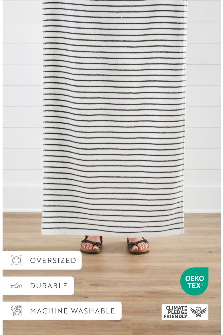4-Pack Cabana Beach Towels, Alternate, color, STRIPES GRAY