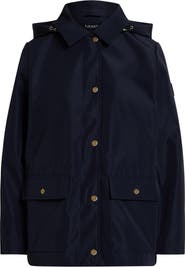 Lauren Ralph Lauren Hooded Bonded Raincoat