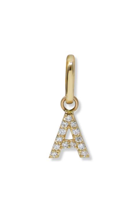 Love Letter Pavé Diamond Charm