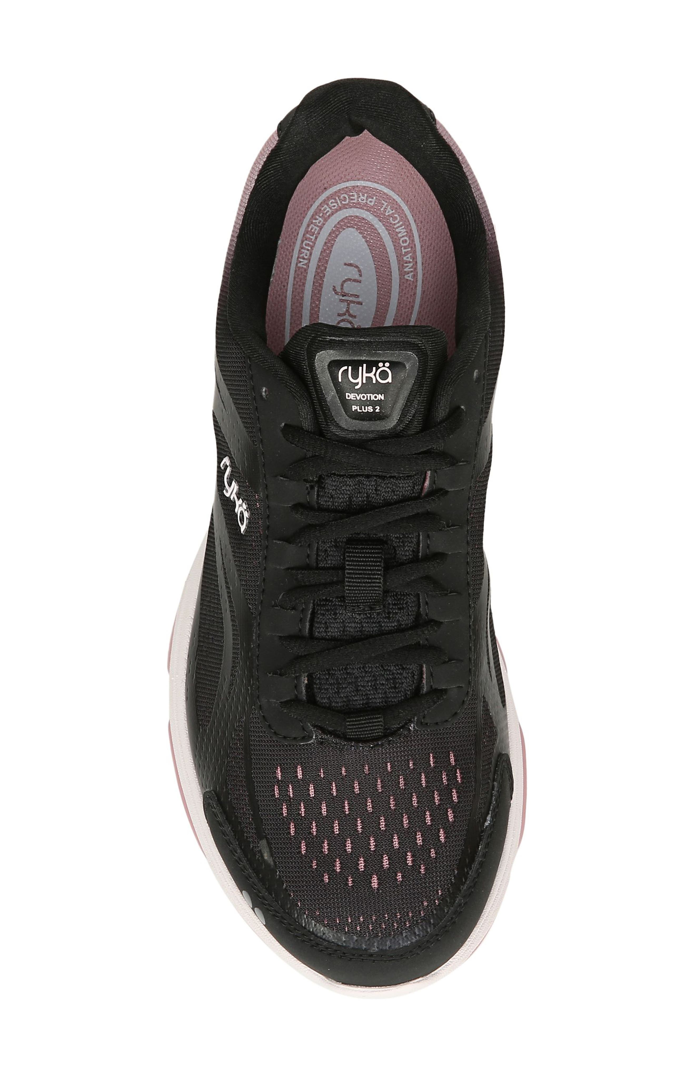 Devotion Plus 2 Sneaker, Alternate, color, BLACK/ ROSE