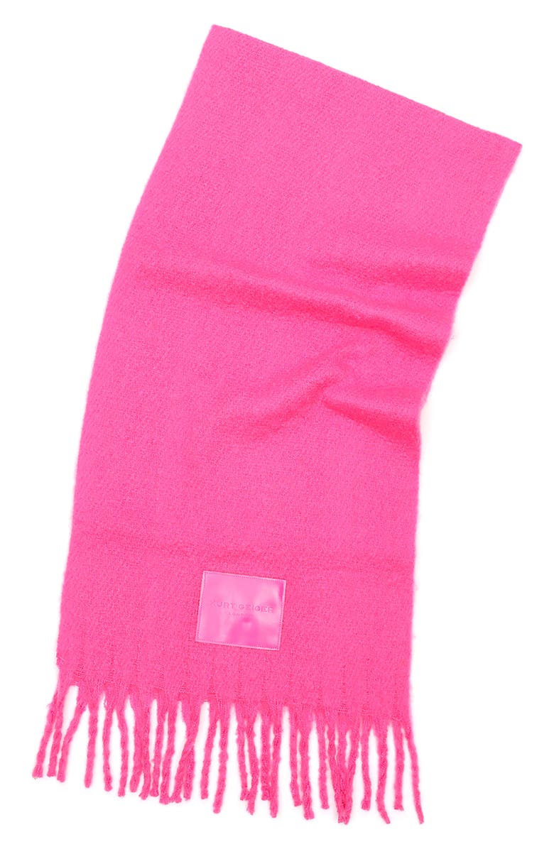 Kurt Geiger London Yarn Dye Fringe Scarf, Alternate, color,