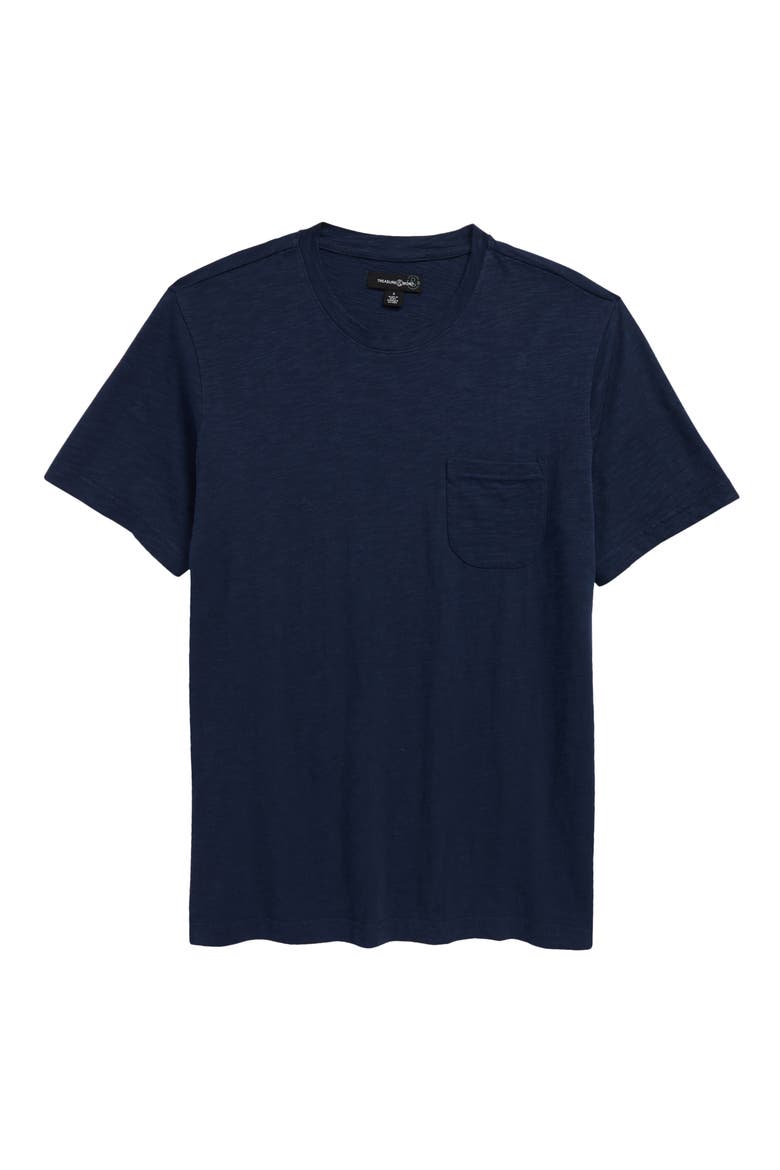 Men's Short Sleeve Pocket T-Shirt, Alternate, color, NAVY IRIS