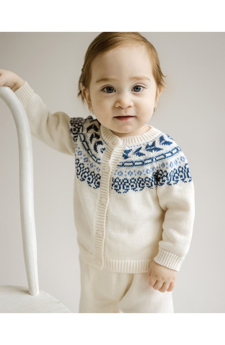 Cuclie Fair Isle Pant Set for Infant, Alternate, color, Ivory Multi