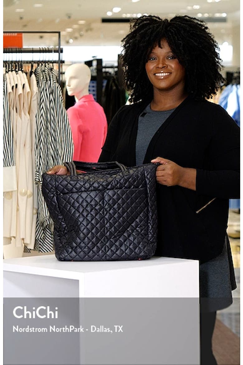 Large Metro Quatro Quilted Nylon Tote video