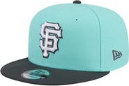 New Era Men's New Era Turquoise/Charcoal San Francisco Giants Two-Tone Color Pack 9FIFTY Snapback Hat