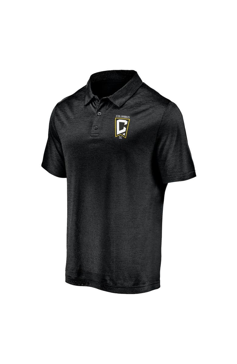 FANATICS Men's Fanatics Branded Black Columbus Crew Team Logo Polo, Alternate, color, 