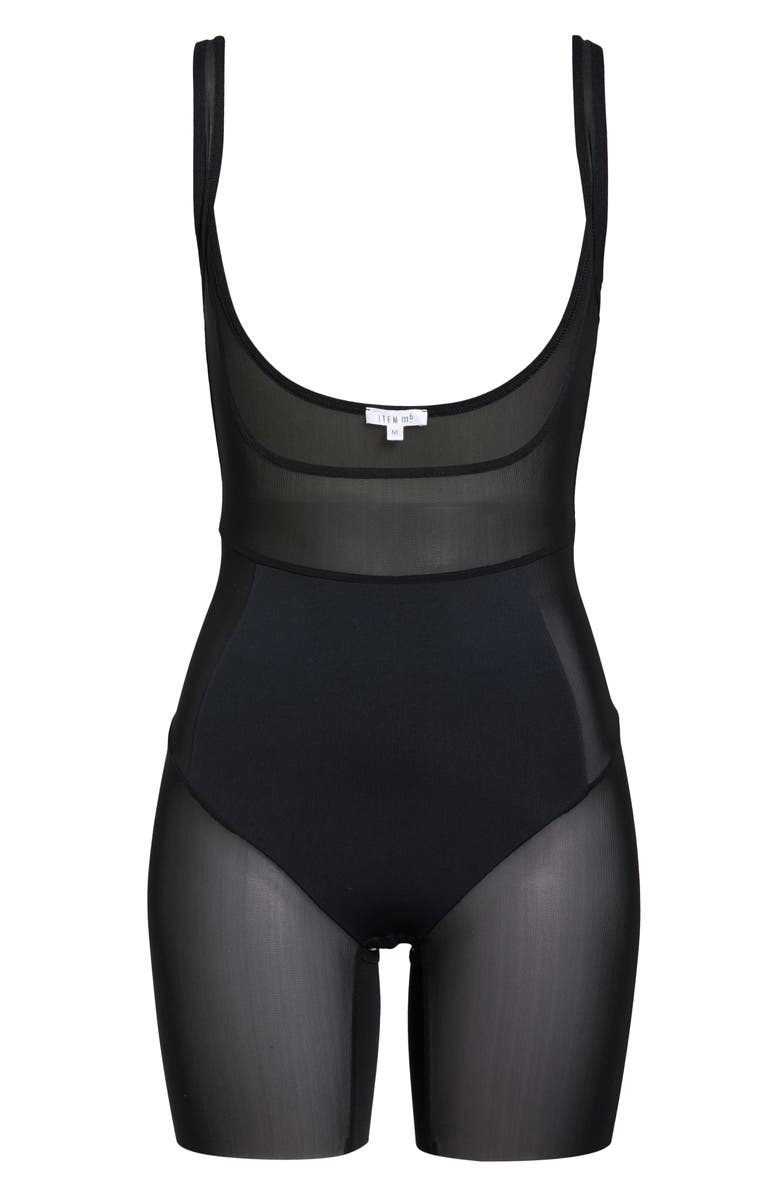 ITEM m6 Power Mesh Open Bust Shape Bodysuit, Alternate, color, 